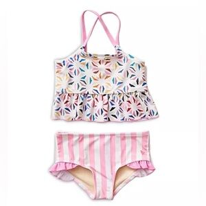 New Pink Chicken Joy Tankini 3T